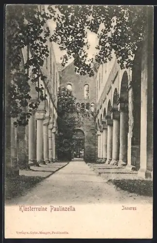 AK Paulinzella, Inneres der Klosterruine