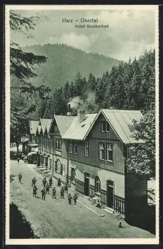 AK Goslar /Harz, Okertal, Hotel Romkerhall