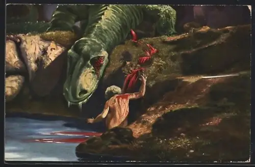 AK Die Nibelungen, 1. Teil, Das Lindenblatt