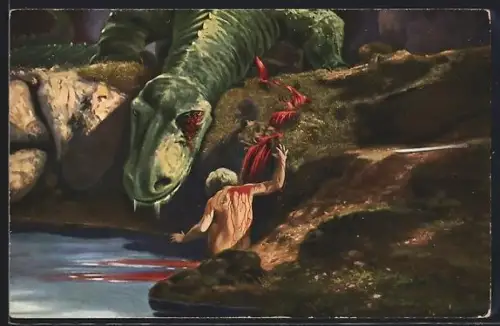 AK Die Nibelungen, 1. Teil, Das Lindenblatt