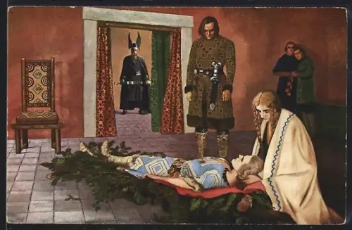 AK Die Nibelungen, 1. Teil, Kriemhildes Klage