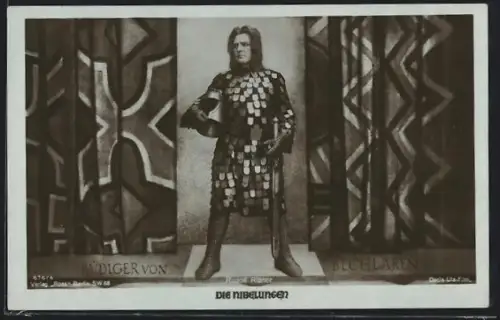 AK Die Nibelungen, Rudolf Richter als Rüdiger von Bechlaren