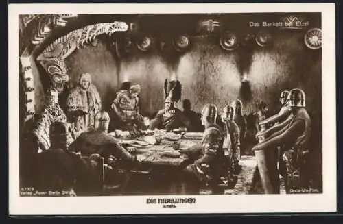 AK Die Nibelungen, 2. Teil, Das Bankett bei Etzel