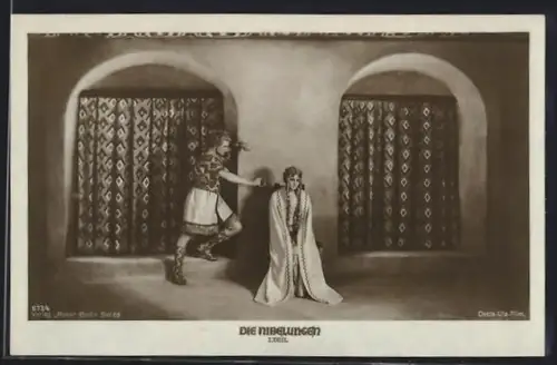 AK Die Nibelungen, Siegfrid gibt Kriemhild den Reif