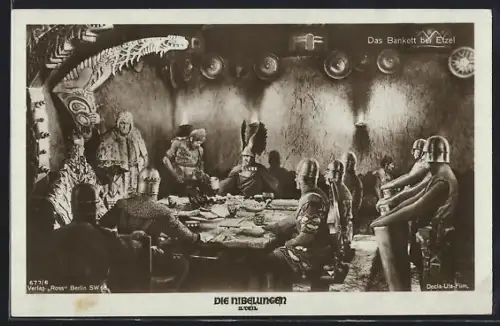 AK Die Nibelungen, 2. Teil, Das Bankett bei Etzel