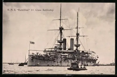AK H.M.S. Ramillies, 1st Class Battleship, Kriegsschiff
