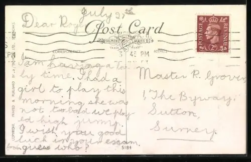 AK Passagierschiff R.M.S. Edinburgh Castle auf hoher See