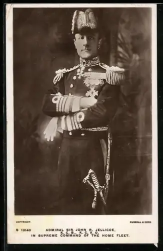 AK Admiral Sir John R. Jellicoe in Supreme Command of the Home Fleet
