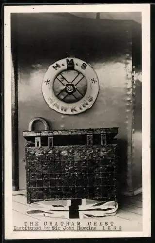 AK The Chatham Chest, Instituted by Sir John Hawkins 1588, Kriegsschiff