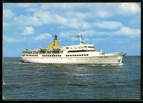 AK Passagierschiff M/S Baltic Star der Seetouristik Travemünde in Fahrt