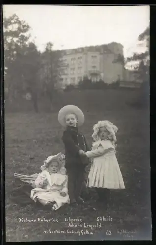 AK Dietmar Hubertus, Erbprinz Johann-Leopold & Sybille von Sachsen-Coburg-Gotha