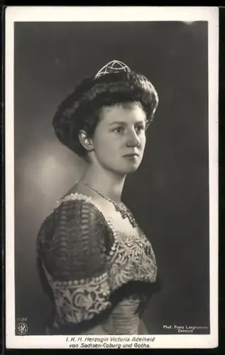 AK I. K. H. Herzogin Victoria Adelheid von von Sachsen-Coburg-Gotha