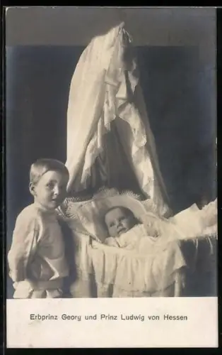 AK Erbprinz Georg & Prinz Ludwig von Hessen