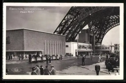 AK Paris, Exposition internationale 1937, Vue d`ensemble, cote Champ-de-Mars