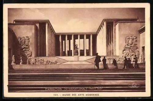 AK Paris, Exposition Internationale 1937, Musee des Arts Moderenes