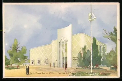 AK Paris, Weltausstellung 1937, Le Pavillion des Grands Magasins du Louvre