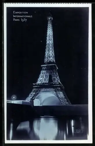 AK Paris, Exposition Internationale, 1937, Tour Eiffel