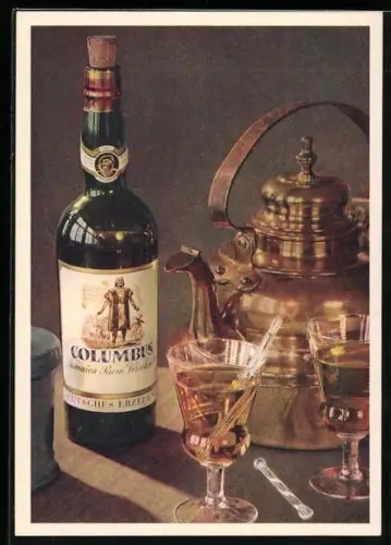 AK Reklame Columbus Jamaica-Rum-Verschnitt aus Bremen