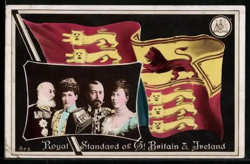 AK Royal Standard of Gt. Britain & Ireland, King George V.