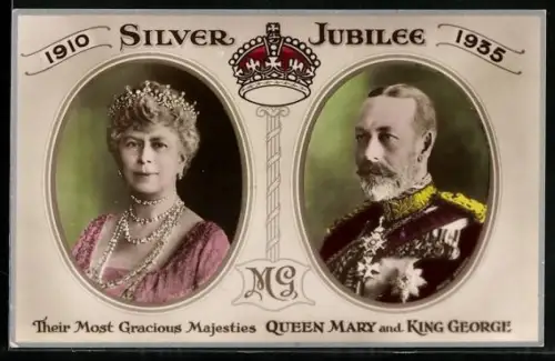 AK Silver Jubilee 1935, Queen Mary and King George