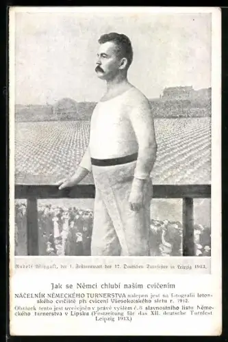 AK Leipzig, 12. Deutsches Turnfest 1913, Rudolf Witzgall