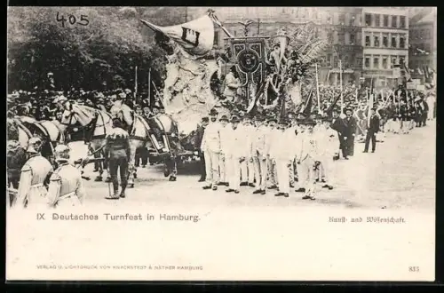AK Hamburg, IX. Deutsches Turnfest, Kunst- und Wissenschaft