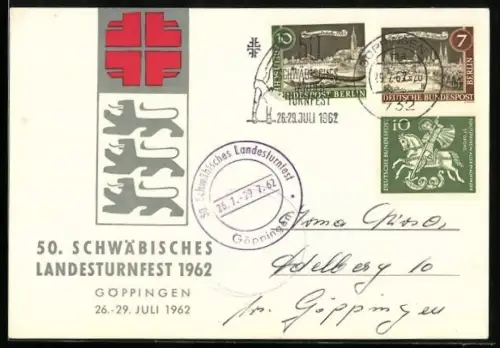 AK Göppingen, 50. Schwäbisches Landesturnfest 1962