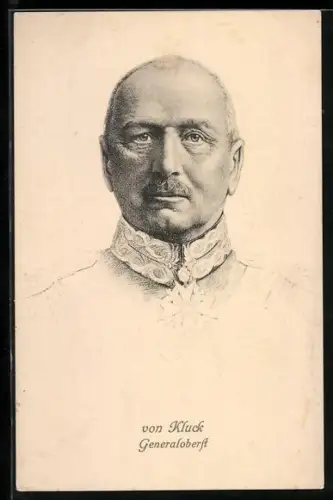 AK Portrait von Generaloberst von Kluck