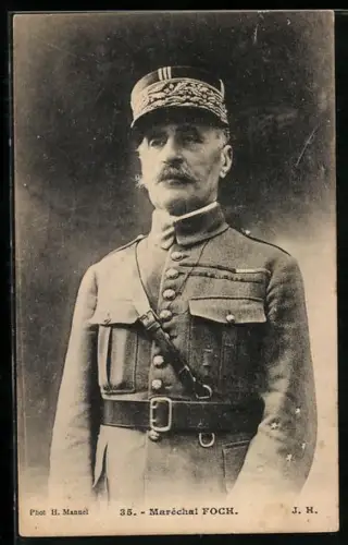 AK Portrait von Ferdinand Foch, Marschall von Frankreich