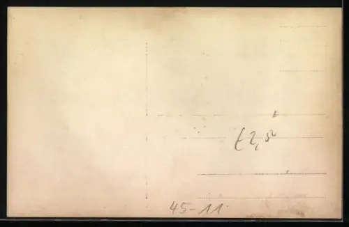 Foto-AK Fussballmannschaft bei einem Tor