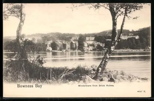 AK Windermere, Bowness Bay, View from Brick Holme
