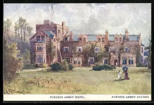 Künstler-AK Furness, Abbey Hotel