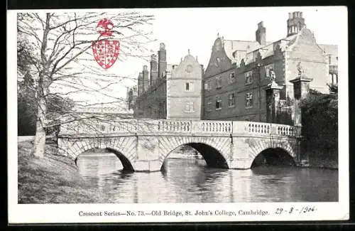 AK Cambridge, St. John`s College, Old Bridge