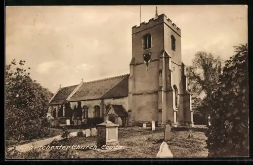 AK Grantchester, Church with graveyard
