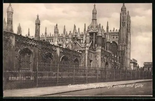 AK Cambridge, King`s College Screen and Gate