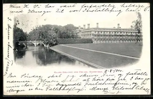 AK Cambridge, Clare College and bridge