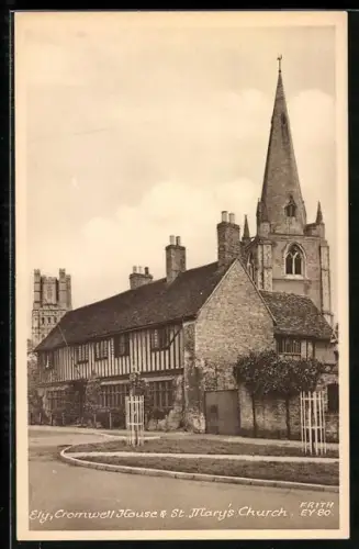AK Ely, Cromwell House and St. Mary`s Church