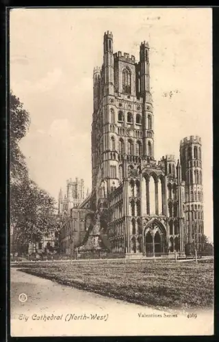 AK Ely, Cathedral from the North-West