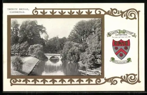 AK Cambridge, Trinity Bridge with Coat of Arms