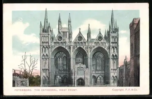 AK Peterborough, West Front of the Cathedral