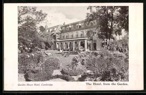 AK Cambridge, Garden House Hotel, seen from the Garden
