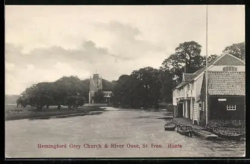 AK St. Ives, Hemingford Grey Church and River Ouse