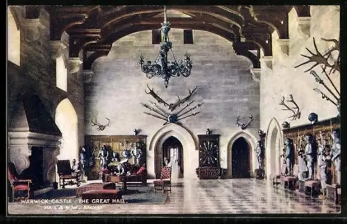 AK Warwick, Castle, The Great Hall