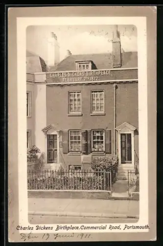 AK Portsmouth, Charles Dickens Birthplace, Commerical Road