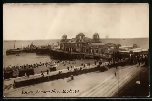 AK Southsea, South Parade Pier