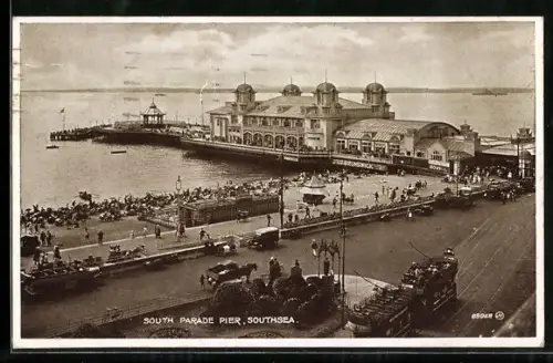 AK Southsea, South Parade Pier