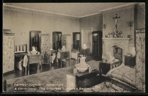 AK Hampshire, Farnborough Hill, The Empress Eugénie`s Bedroom, A Dormitory