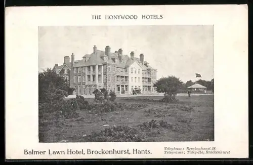 AK Hants, Brockenhurst, The Honywood Hotels, Balmer Lawn Hotel