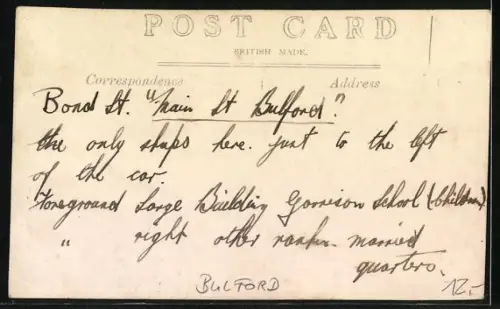 AK Bulford, Street view