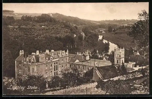 AK Limpley Stoke, Panorama with castle